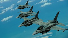 F-16 fighting falcon jet aircraft F-16 E/F United Arab Emirates 