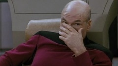 Facepalm patrick stewart Jean-Luc