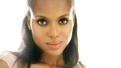 Faces Actress lipstick brown eyes brunettes Kerry Washington