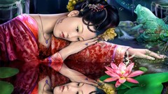 Faces asians asian dress