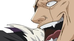 Faces bleach open mouth Captains Zaraki Kenpachi eyepatch