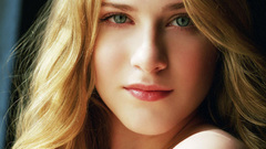 Faces blondes woman blue