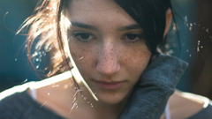 Faces girl brunettes Women