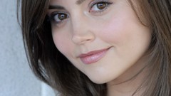 Faces smiling long hair brown eyes brunettes models 