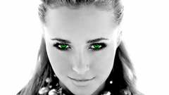 Faces white background woman