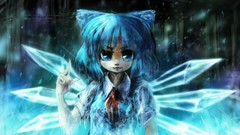 Fairies blue hair short