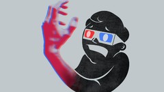 Fallout artwork 3D glasses