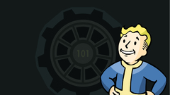 Fallout vector vault-boy game