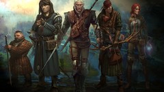 Fan art the witcher Triss merigold artwork video games geralt 