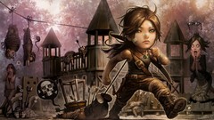Fan art tomb raider lara croft playground reborn artwork satire