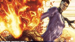 Fantastic Four comics human torch mr fantastic invisible woman 