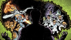 Fantastic Four comics human torch mr fantastic invisible woman 