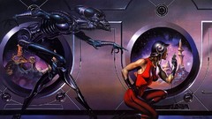 Fantasy art alien Boris