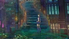 Fantasy art artwork window