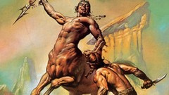 Fantasy art battles centaur