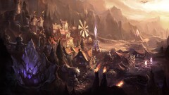 fantasy art fantasy city dragon artwork League of Legends