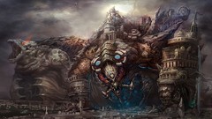 Fantasy art giant monsters