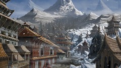 Fantasy art Villages Pathfinder