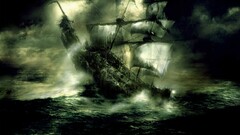 fantasy art War ship Ghost Ship sailing ship rigging (ship)