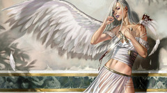 Fantasy blood Knives angels