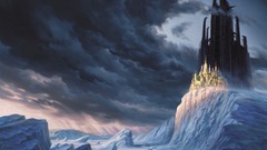 Fantasy clouds Castles snow