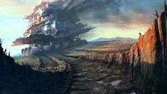 Fantasy clouds Landscapes smoke