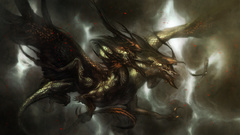 Fantasy dragon Horses wings creatures gunner