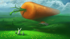 Fantasy dream heaven Art bunny