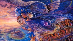 Fantasy dreams night paintings queen josephine wall fantasy art 