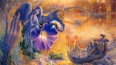 Fantasy dreams paintings josephine wall fantasy art mystical