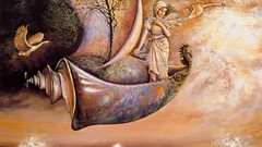 Fantasy dreams strange paintings craft josephine wall fantasy 