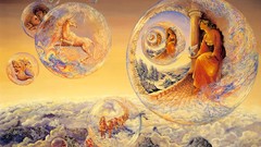 Fantasy freedom dreams bubbles paintings josephine wall fantasy 