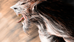 Fantasy horror creature dark