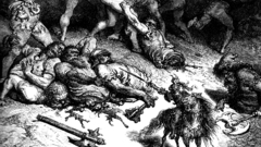 Fantasy knight Gustave Dore