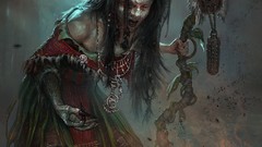 Fantasy magic Anime paintings Manga drawings artwork vodoo 