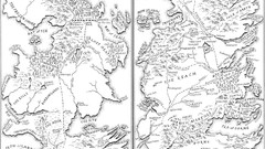 Fantasy Maps south north game of thrones A Song of Ice and Fire 