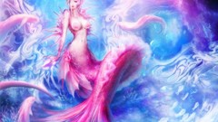 Fantasy mermaids monster girls