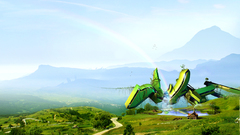 Fantasy nature abstract shapes suburban 1280x1024