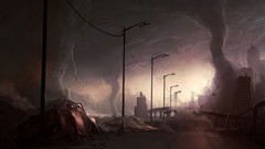 Fantasy ruins artwork 3d