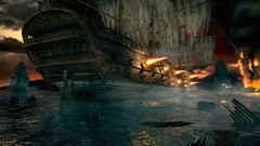 Fantasy ships pirates 3d fantasy art Cannonball