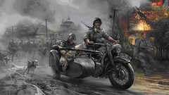 Fantasy War helmet abstract