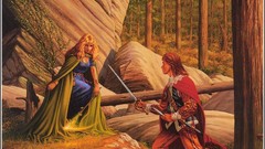 Fantasy witch Knights drawings