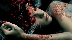 Fantasy woman artwork DigitalPlayground Magazine tattoo design