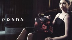 Fashion blondes purses Prada fashion model fashion photography 