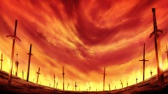 Fate stay night fate series skyscapes Unlimited Blade Works