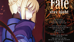 Fate stay night saber