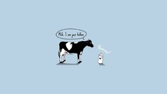 Father milk funny minimalistic