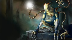 Fearful terror horror