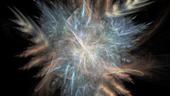 Feathered flame abstract Art