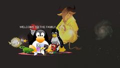 Fedora tux gnu gentoo